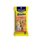 Vitakraft Crunch Sticks Apricot & Peach Flavor Cockatiel Treat 1ea/3.5 oz, 2 ct Vitakraft
