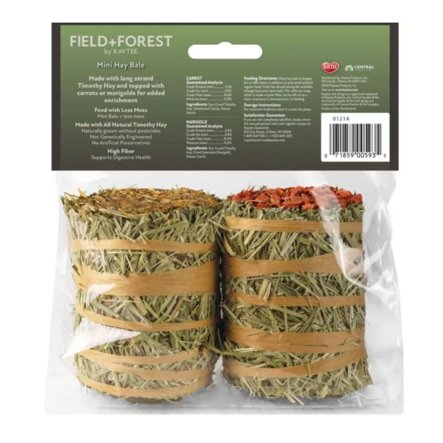Field + Forest Mini Hay Bales Carrot/Marigold 7oz.-2 Pk Field + Forest