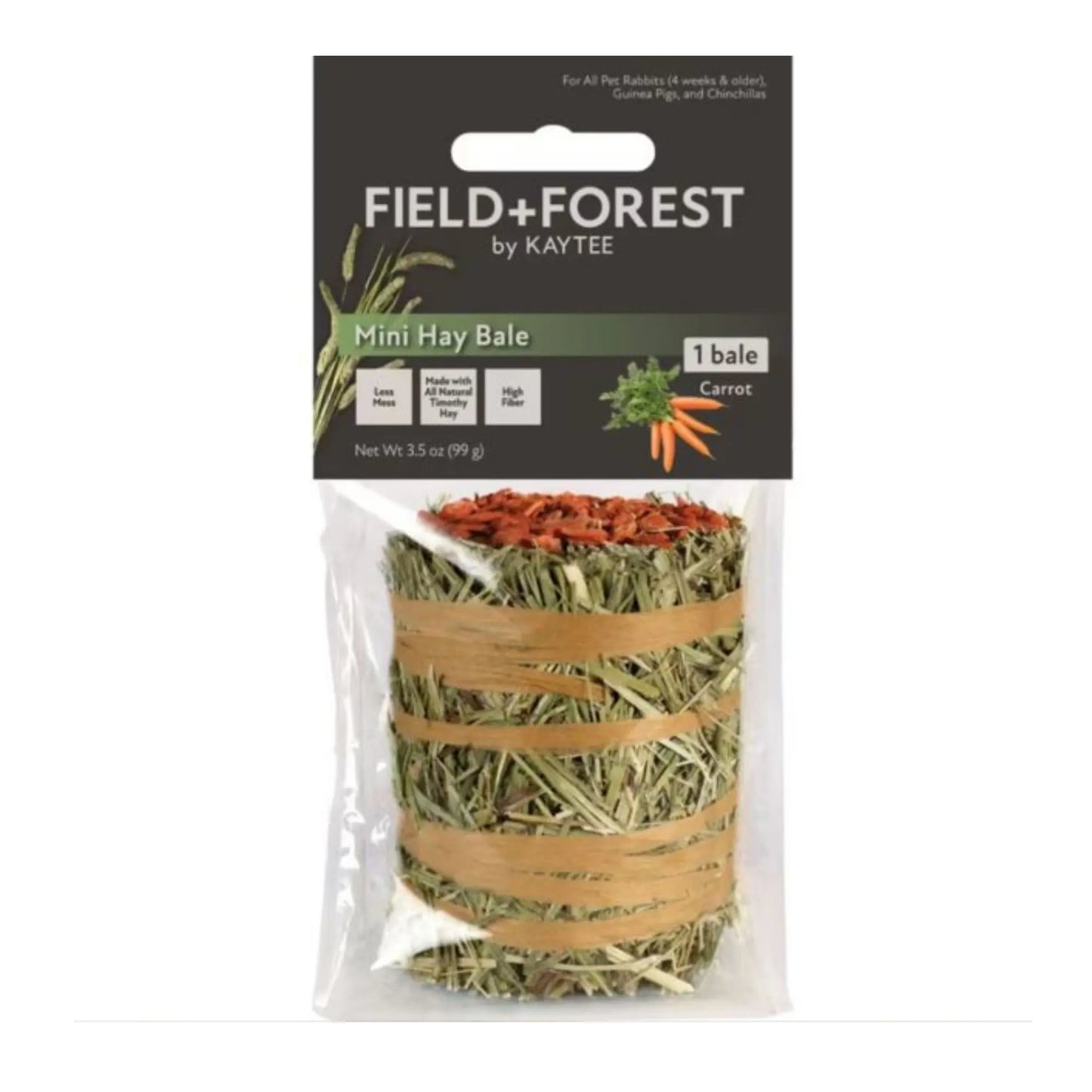 Field + Forest Mini Hay Bales Carrot 3.5oz. Field + Forest