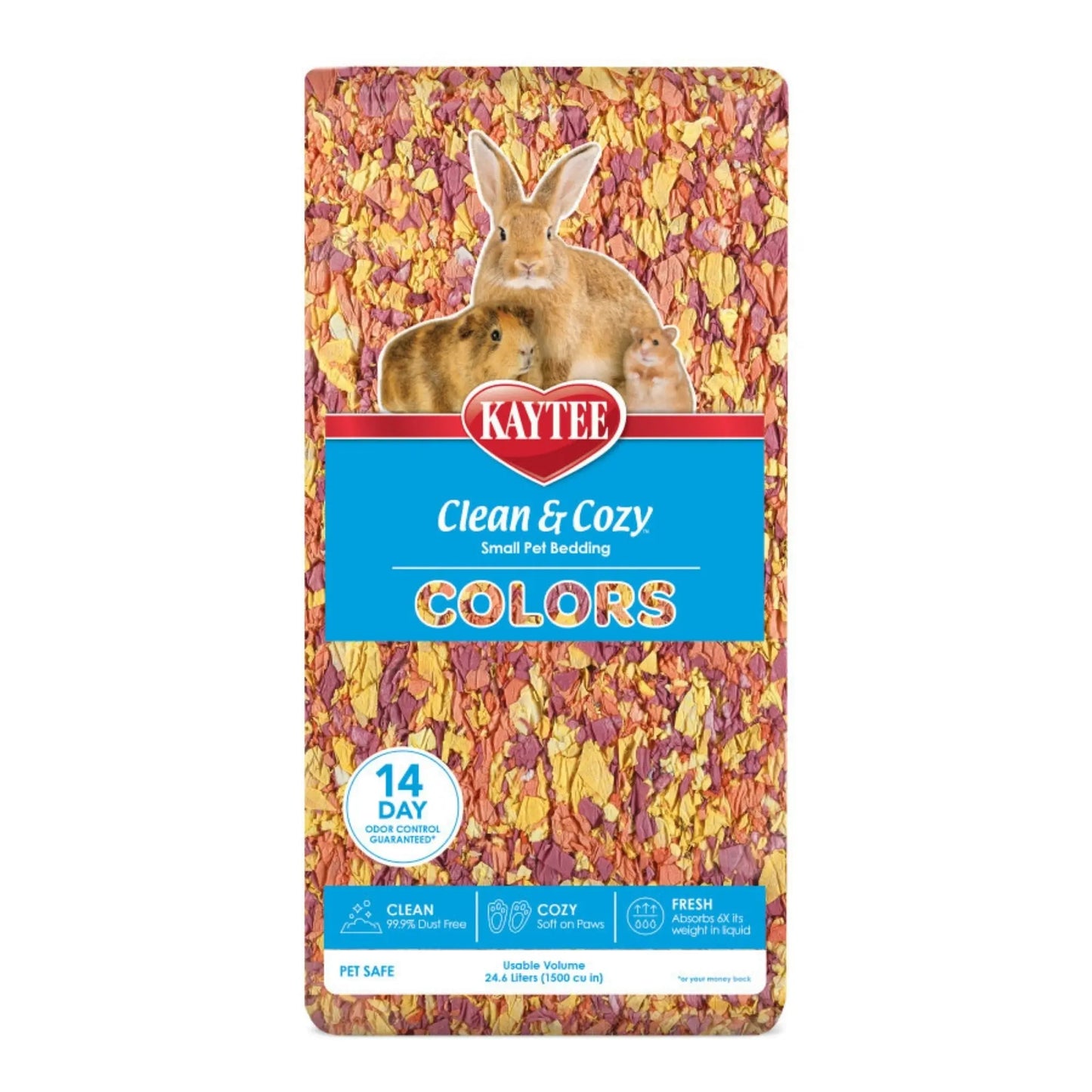 Kaytee Clean & Cozy Colors Bedding Sunset, 1ea/24.6 l Kaytee
