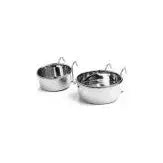 Spot Stainless Steel Coop Cup with Wire Hanger Silver, 1ea/30 oz Ethical Pet