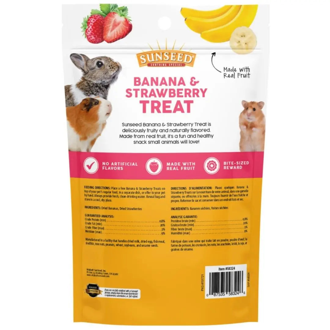 Sun Seed Banana & Strawberry Small Animal Treats 1ea/0.7 oz Vitakraft