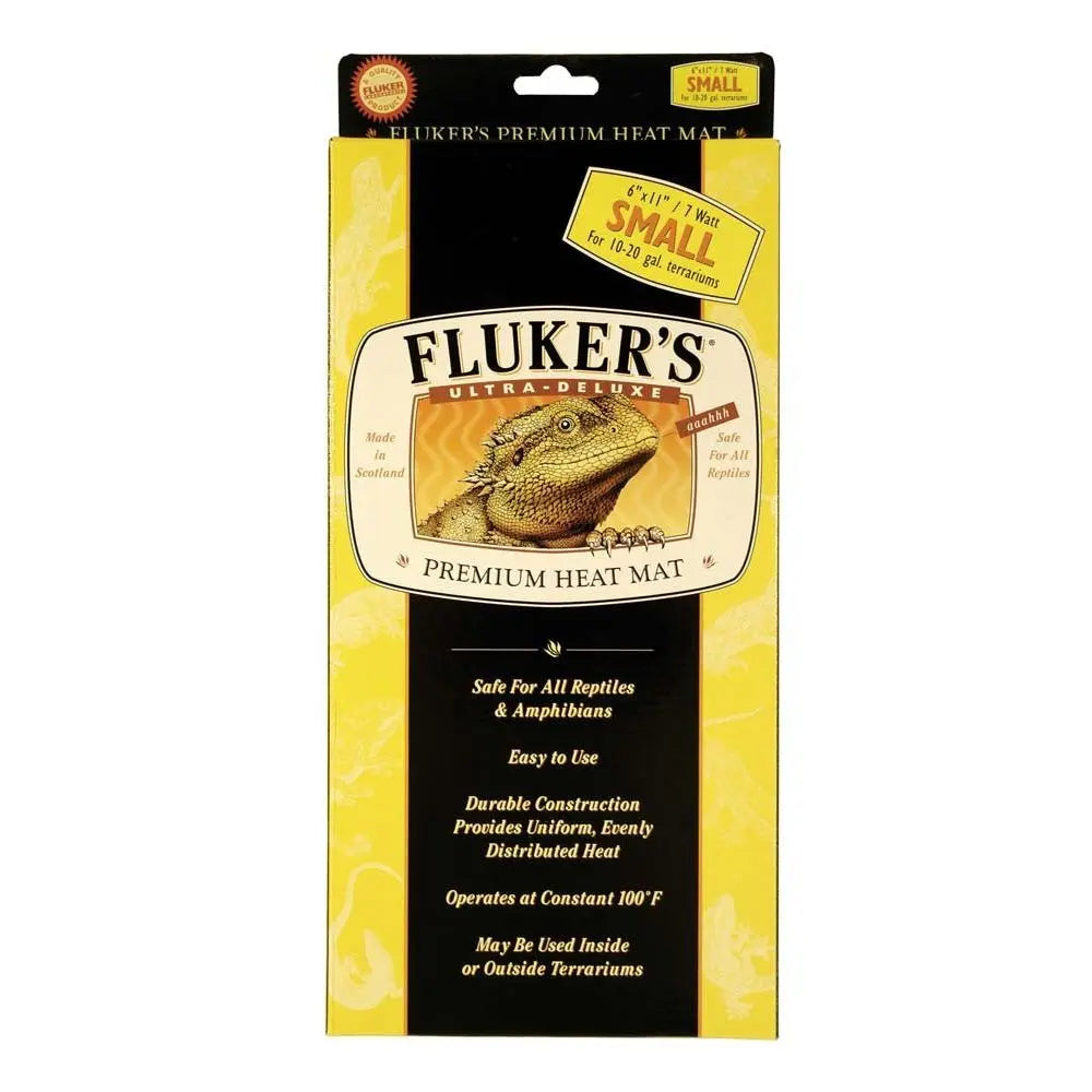 Fluker's Ultra-Deluxe Premium Heat Mat for Reptiles 1ea/6In X 11 in, SM Fluker's