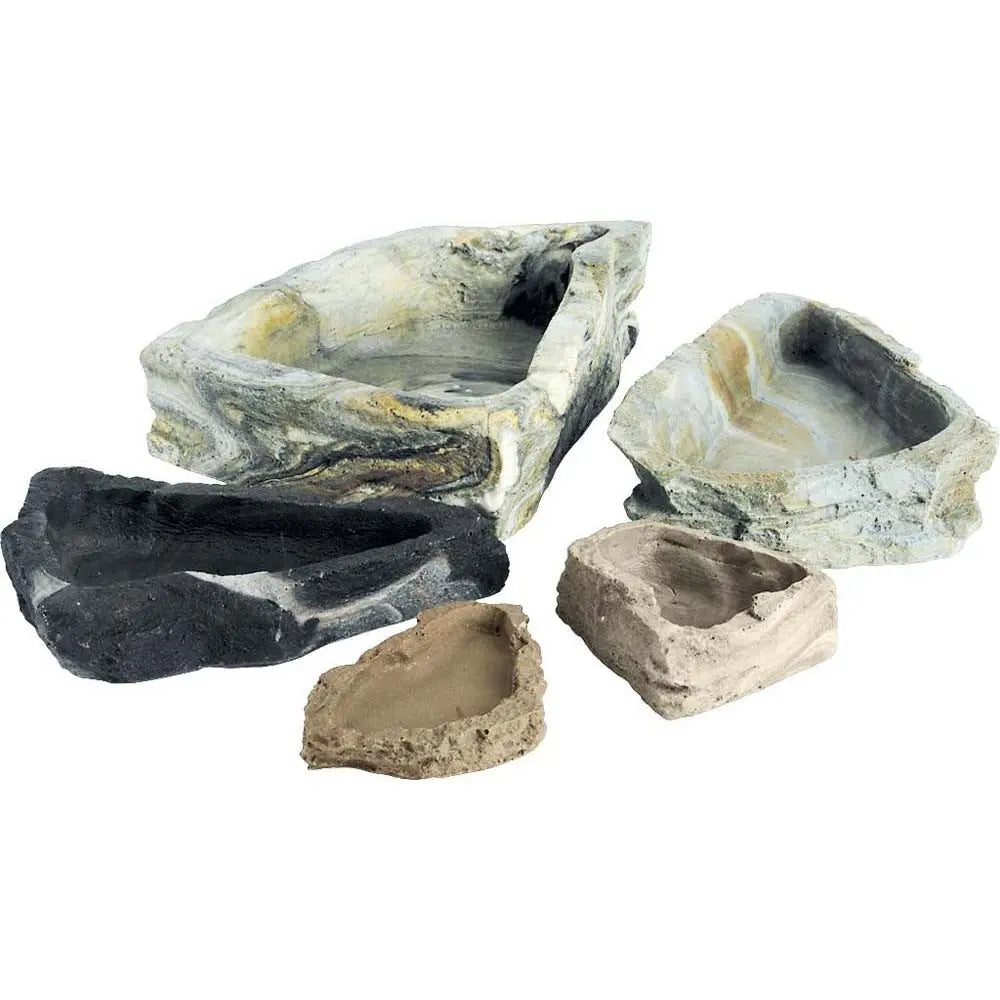 Fluker's Repta-Bowl Non-porous Food and Water Bowl Multi-Color 1ea/6 in, MD Fluker's