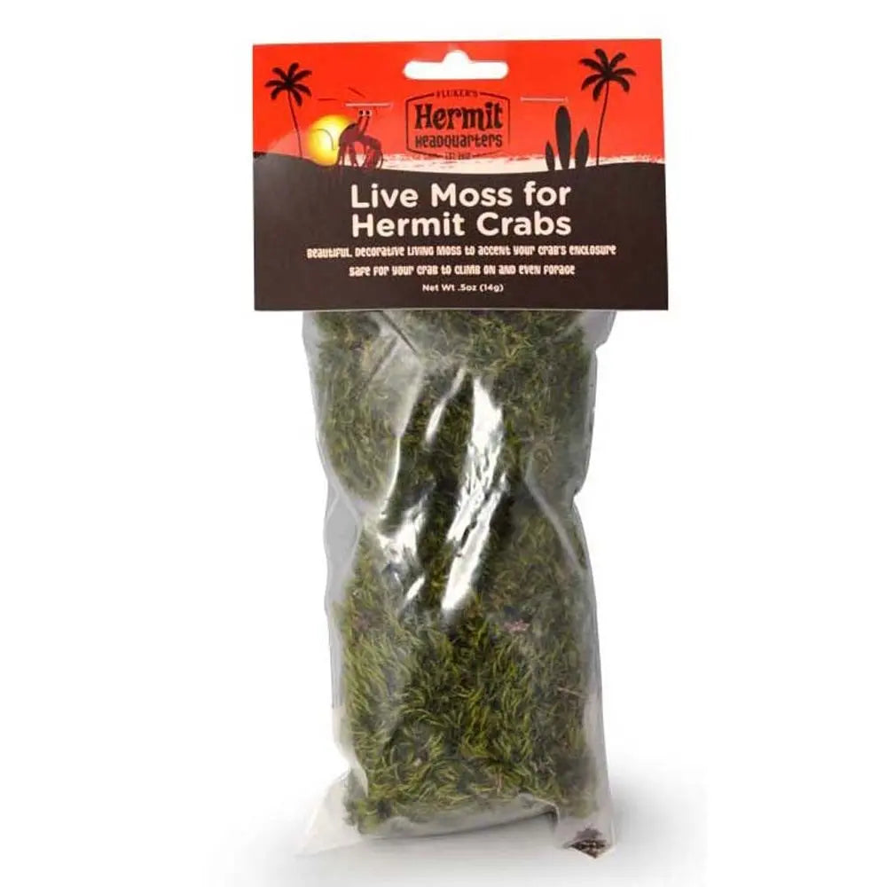 Fluker's Hermit Crab Live Moss Green 1ea/0.5 oz Fluker's