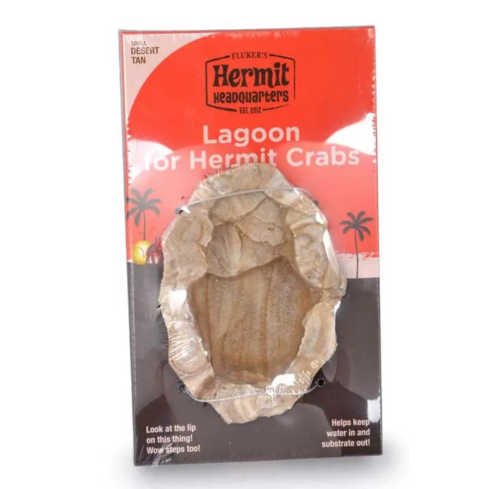 Fluker's Hermit Crab Lagoon Desert Tan 1ea/6In X 4 in, SM Fluker's