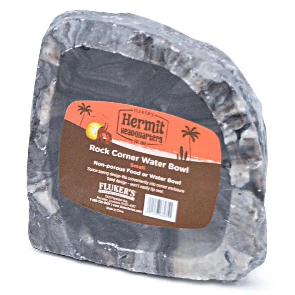 Fluker's Hermit Crab Rock Corner Water Bowl Assorted 1ea/4 in, SM Fluker's