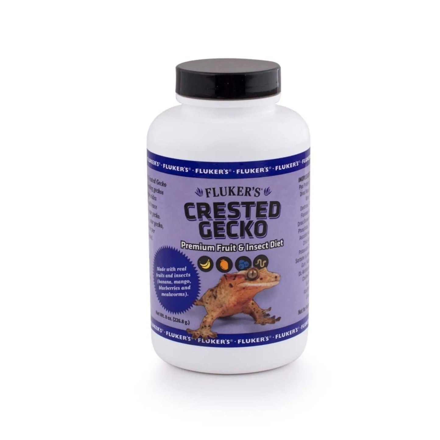 Fluker's Premium Crested Gecko Fruit and Insect Diet Supplement 1ea/8 oz Fluker's