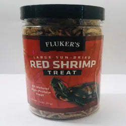Fluker's Sun-Dried Red Shrimp Reptile Treat 1ea/2.5 oz Fluker's