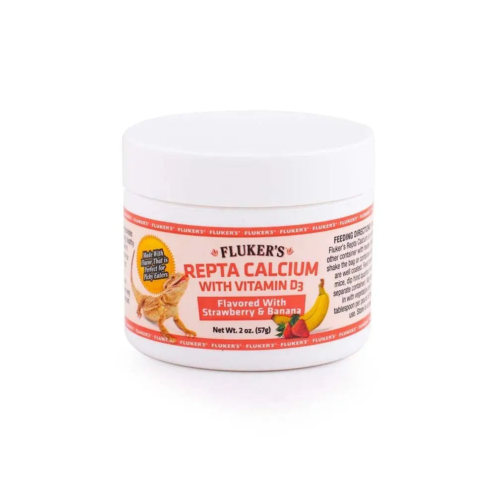 Fluker's Repta Strawberry-Banana Flavored Calcium with Vitamin D3 1ea/2 oz Fluker's