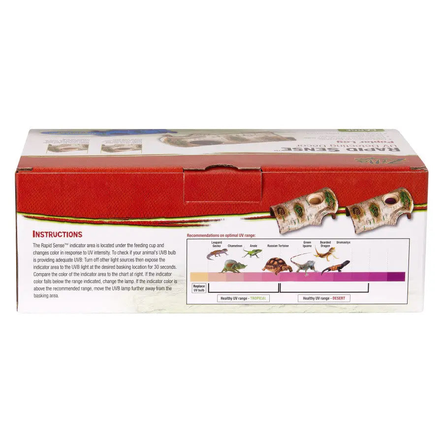 Zilla Rapid Sense Decor Large Poplar Log 1ea/Large Zilla