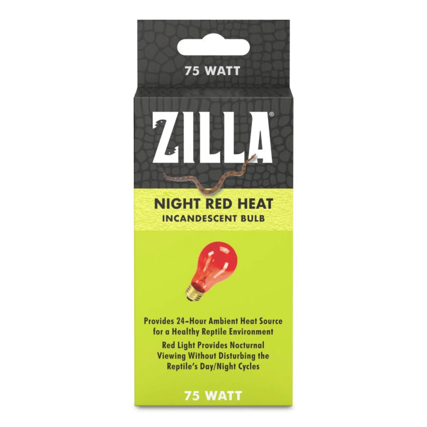 Zilla Incandescent Bulbs Night Red 1ea/75 W Zilla