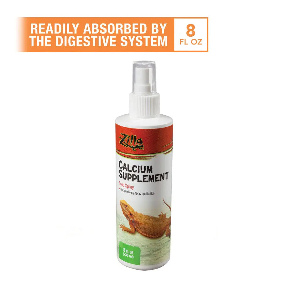 Zilla Calcium Supplement Spray 1ea/8 fl oz Zilla