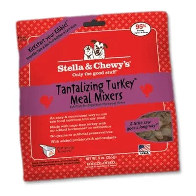 Stella And Chewys Freeze Dried Dog Food Mixers Turkey 8oz. Stella & Chewys