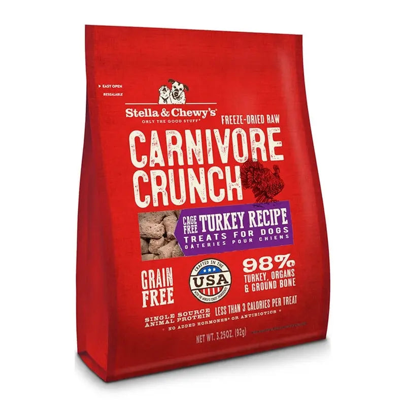 Stella and Chewys Carnivore Crunch -Turkey (3.25 oz.) Stella & Chewys