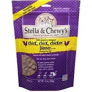 Stella and Chewys Cat Freeze Dried Chick Chick Chicken Dinner 18oz. Stella & Chewys