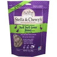 Stella and Chewys Cat Freeze Dried Duck Duck Goose Dinner 18oz. Stella & Chewys