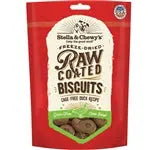 Stella And Chewys Dog Raw Coated Biscuits Duck 9oz. Stella & Chewys