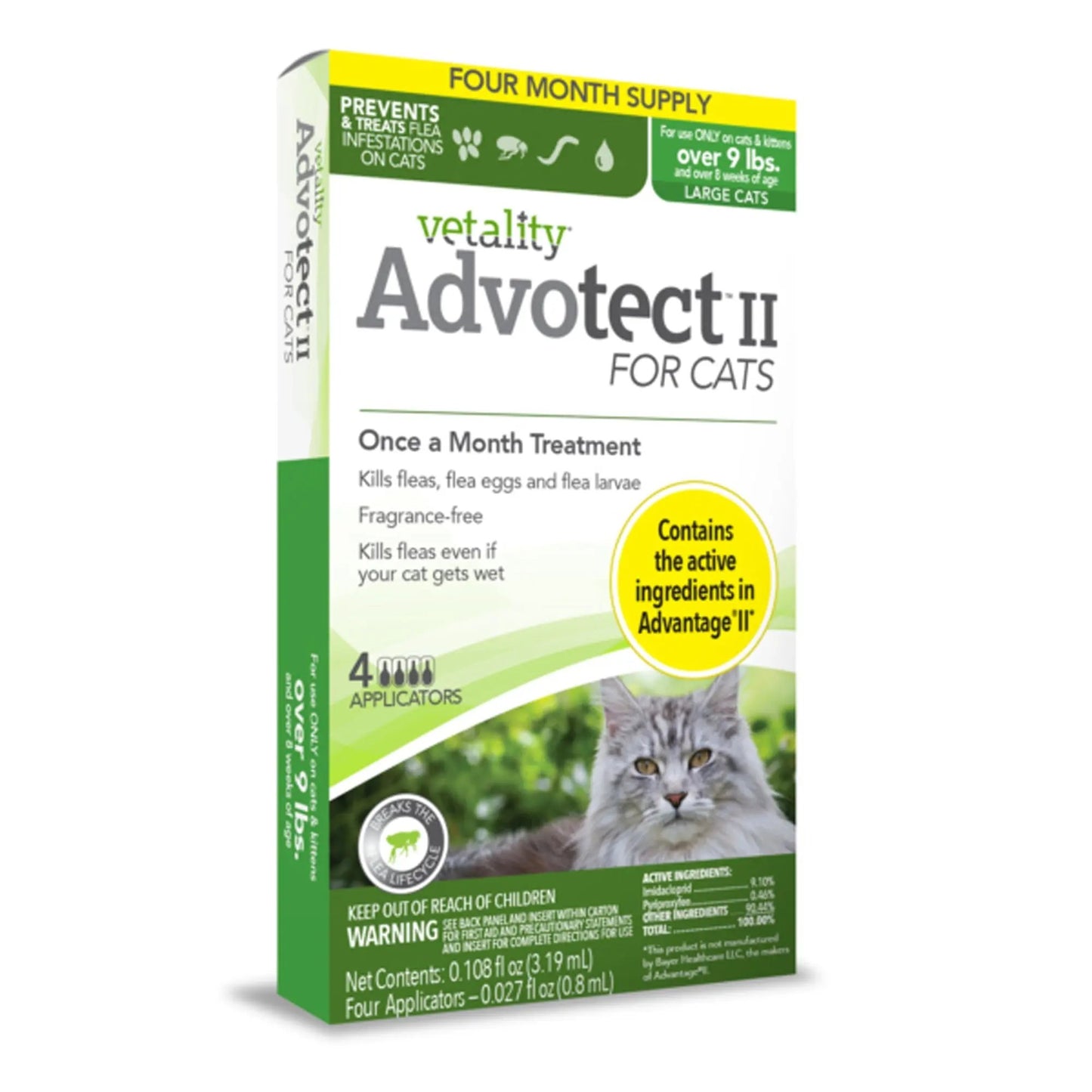 Vetality Advotect II Cat Flea Treatment 1ea Vetality
