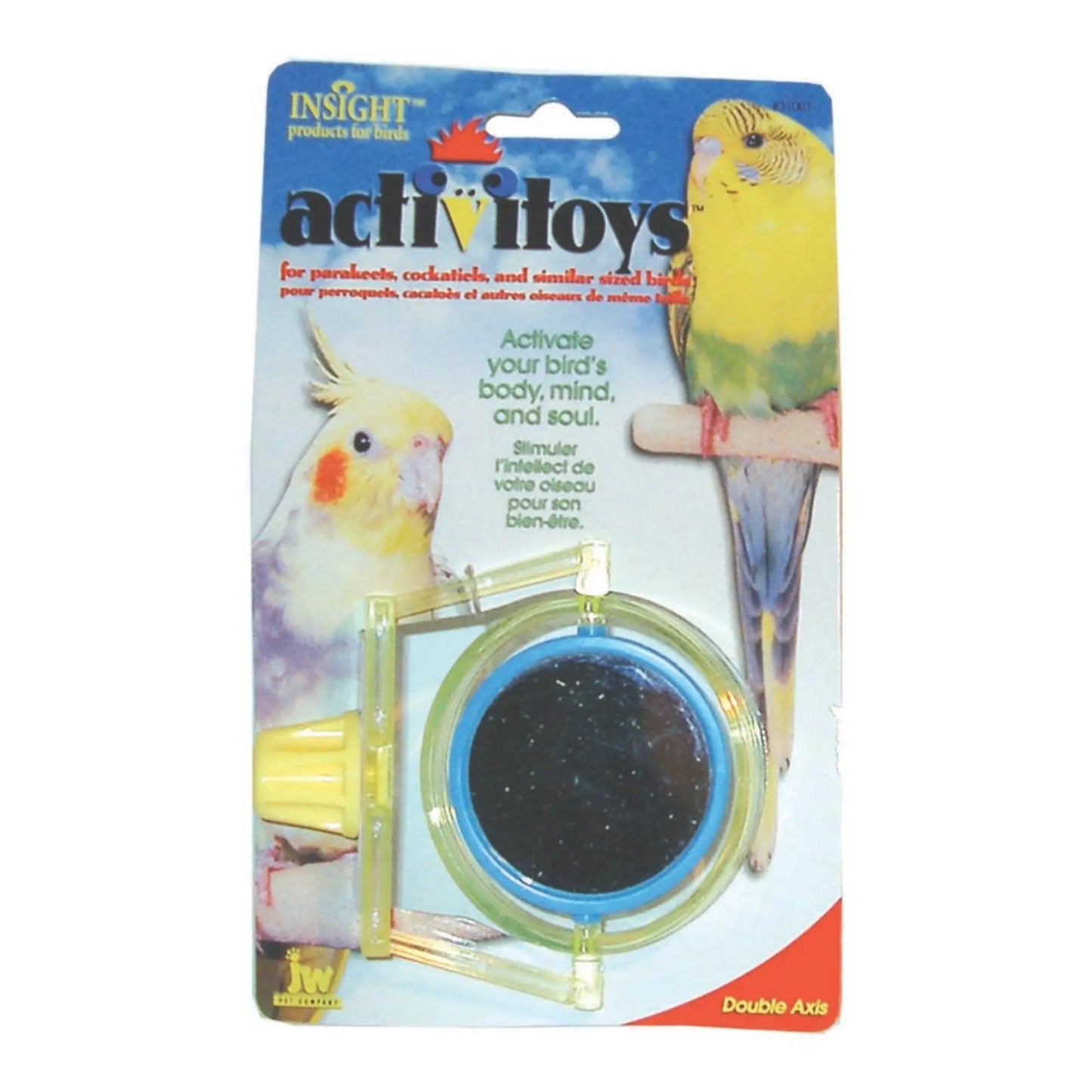 JW Pet ActiviToy Double Axis Bird Toy Multi-Color 1ea/One Size JW Products
