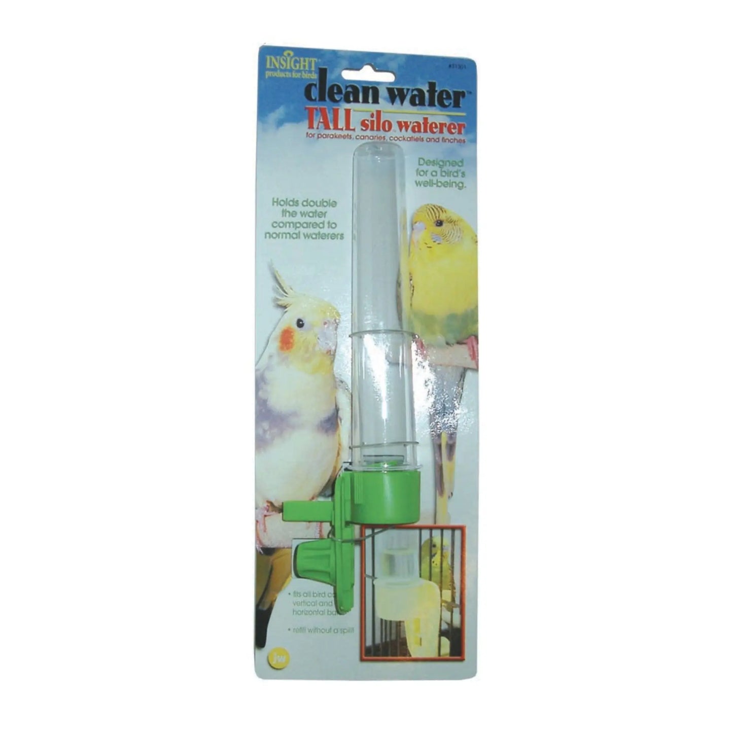 JW Pet Clean Water Silo Waterer Assorted 1ea/LG JW Products