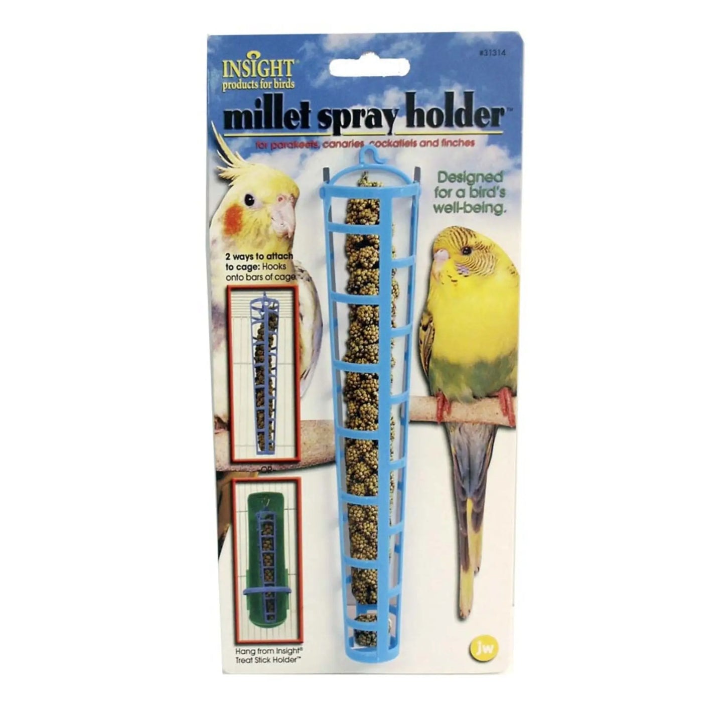 JW Pet Millet Spray Holder Assorted 1ea/One Size JW Products