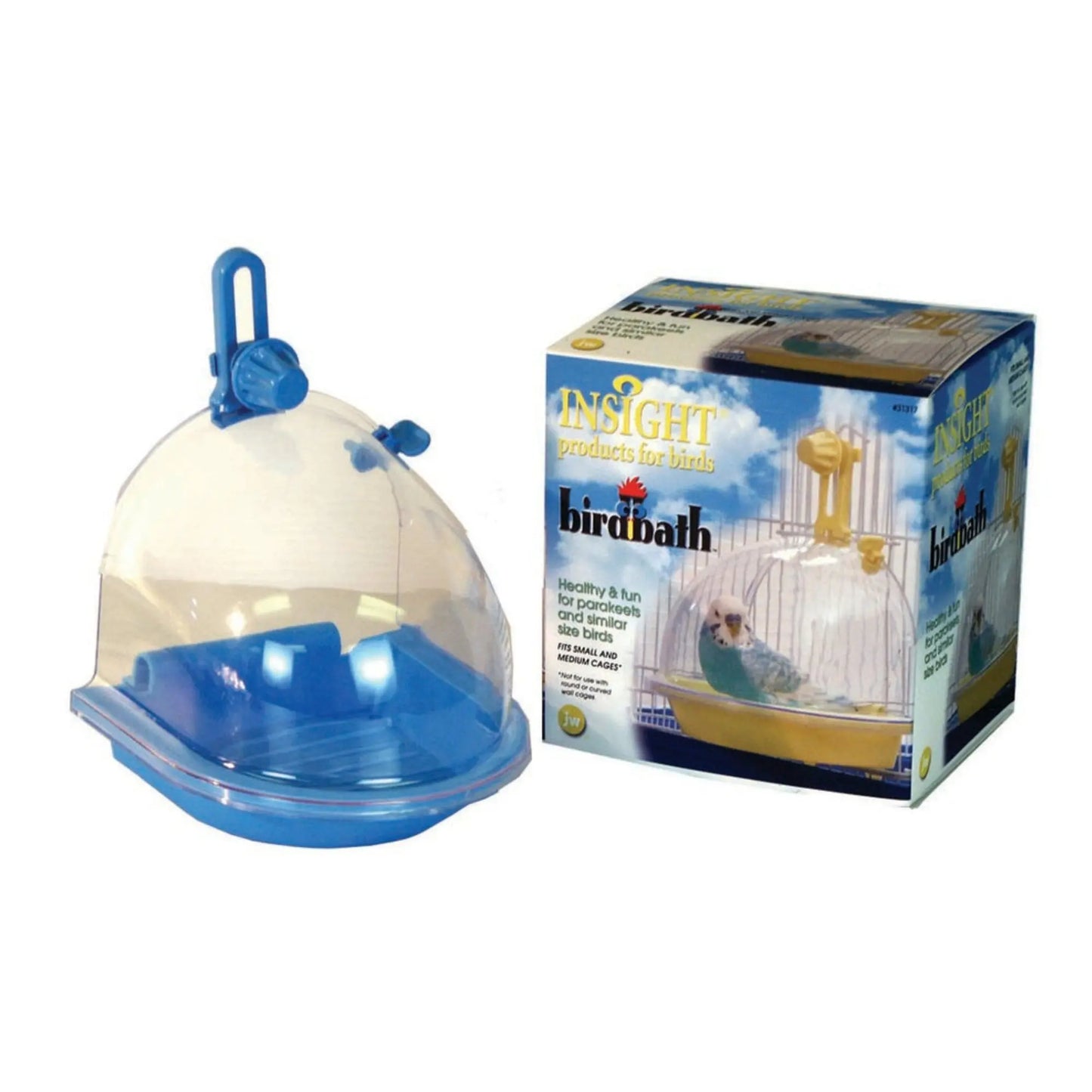 JW Pet Insight Bird Bath Assorted 1ea/One Size JW Products