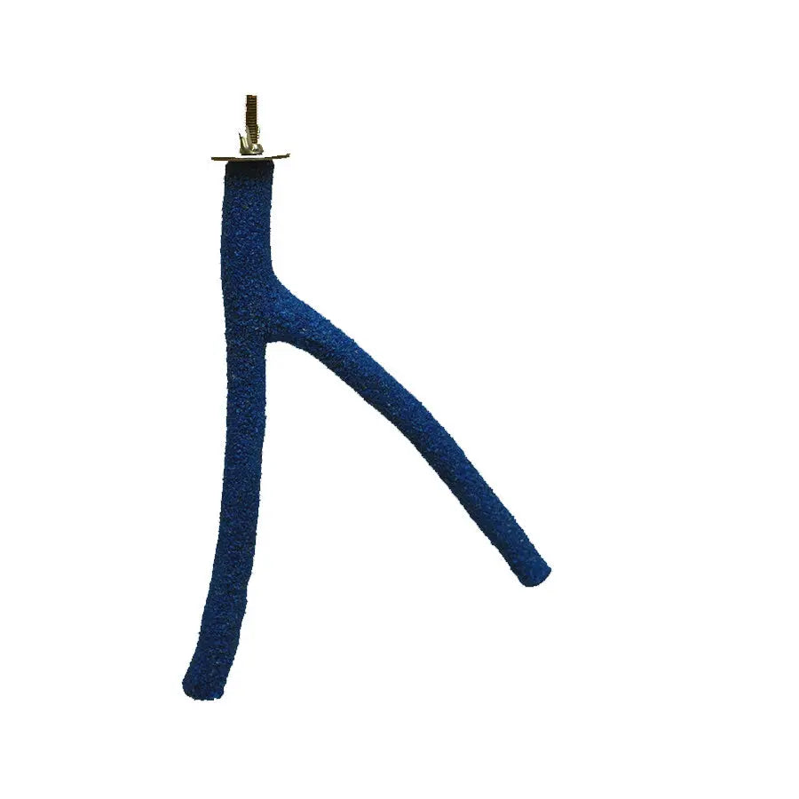 A and E Cages Forked Sand Covered Bird Perch SM 8in A & E Cages