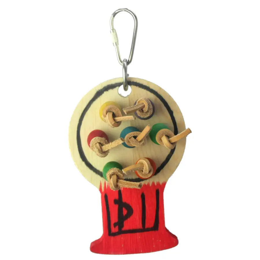A and E Cages Happy Beaks Gumball Machine Bird Toy SM A & E Cages
