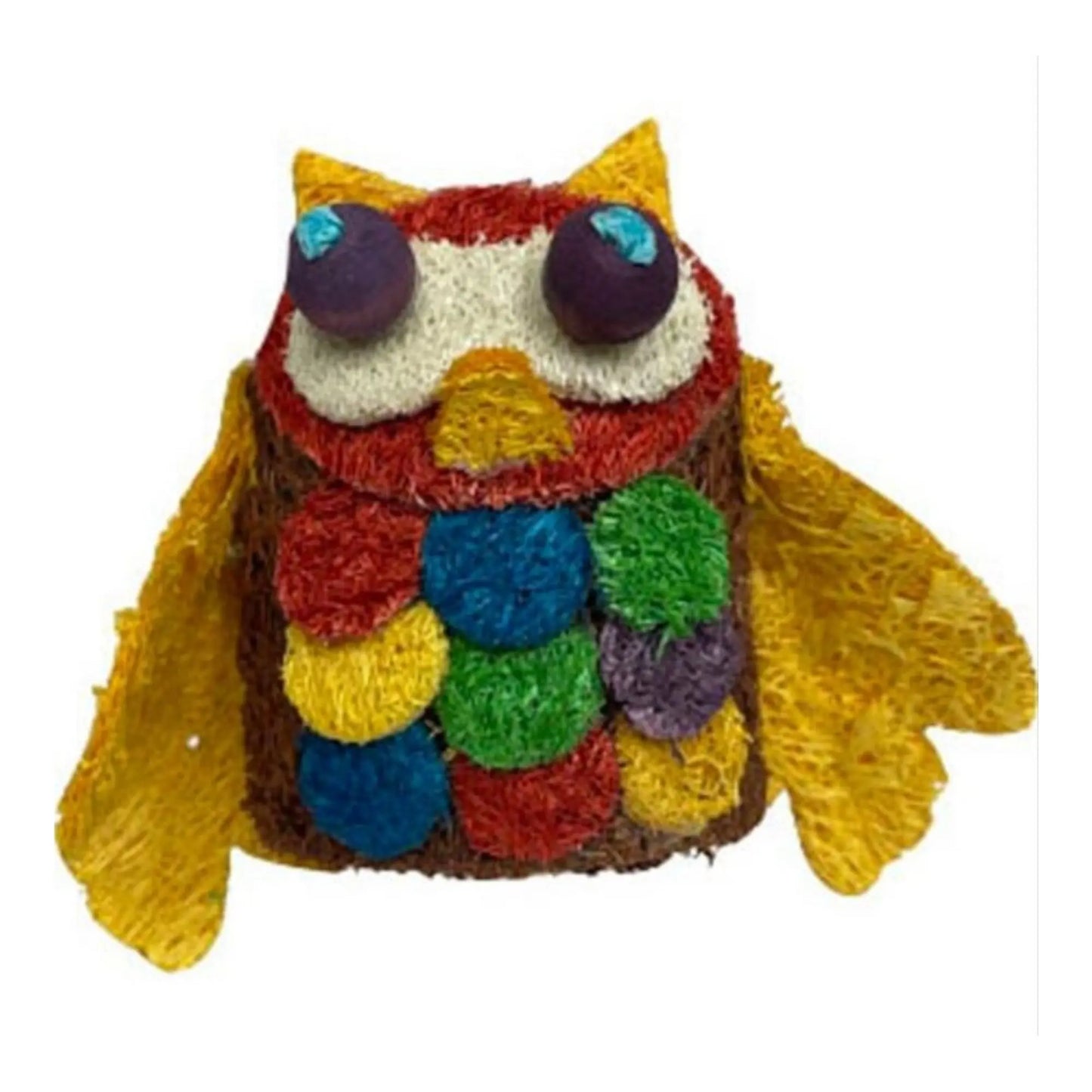 A & E Cages Nibbles Owl Whooo Small Animal Chew Toy 1ea/One Size A & E Cages