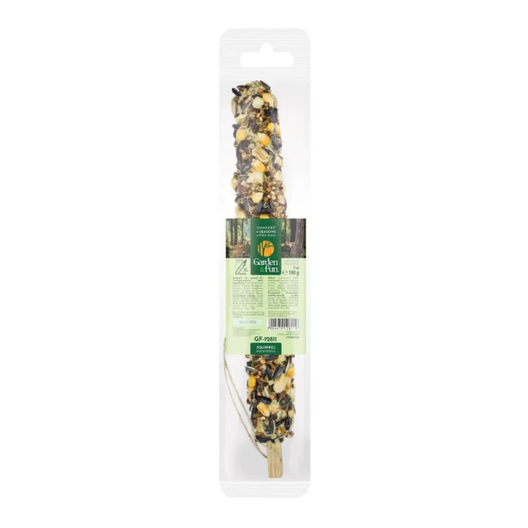 A & E Cages Smakers Garden Fun Food Stick for Squirrels 10ea/XL, 7oz.(10 Count) A & E Cages