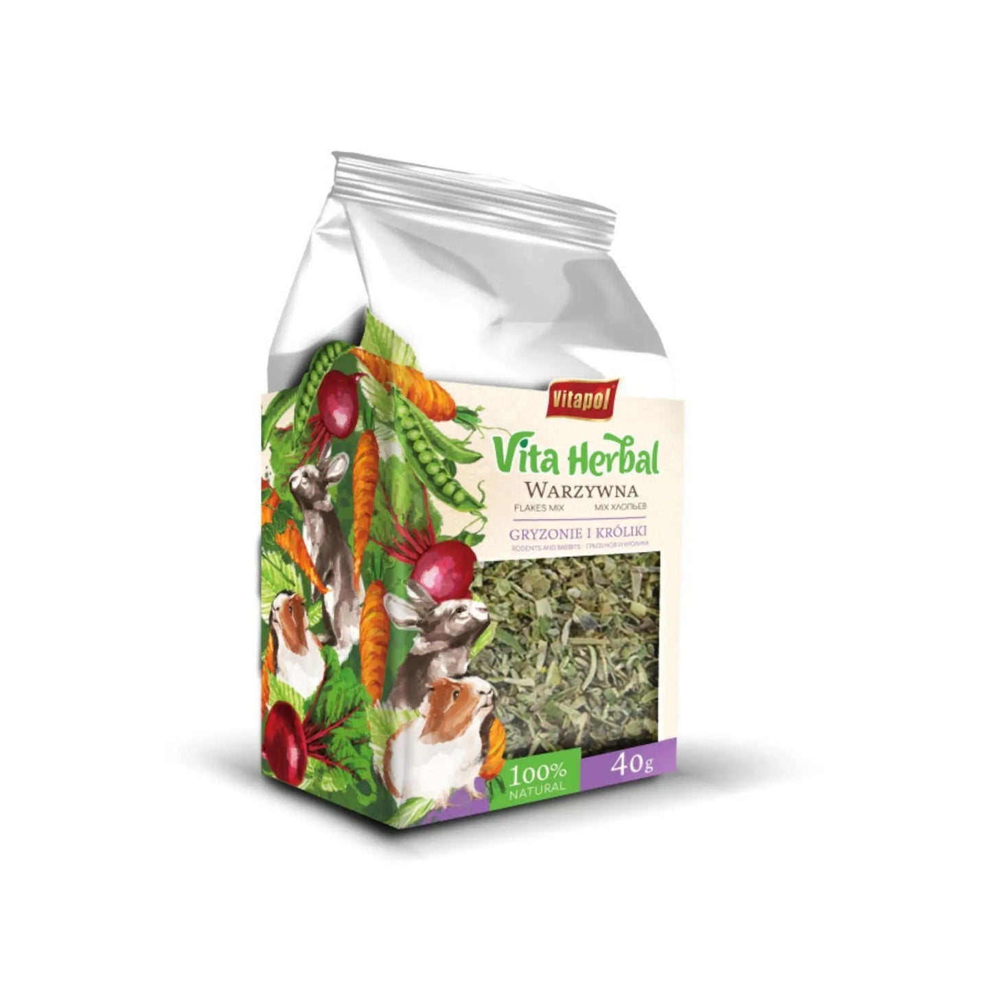 A & E Cages Vitapol Vita Herbal Vegetable Patch Mix 1ea/40 g A & E Cages