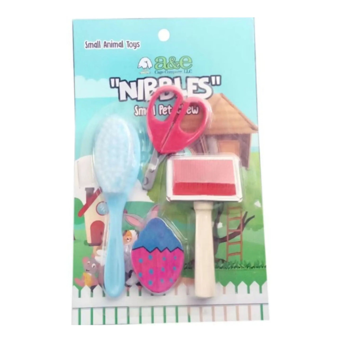 A and E Cages Nibbles Small Animal Grooming Kit Multi; 1ea-One Size A & E Cages