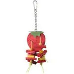 A and E Cages Happy Beaks Strawberry Bird Toy SM A & E Cages
