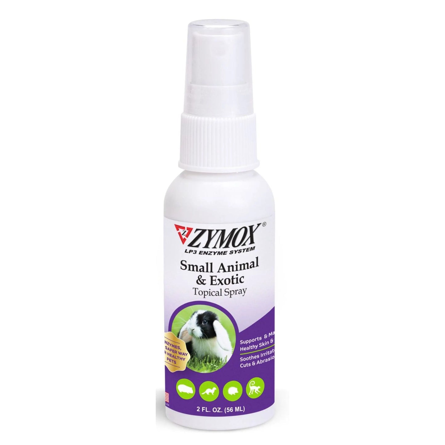 Zymox Small Animal Exotic Topical Solution Spray 1ea/2 oz Zymox