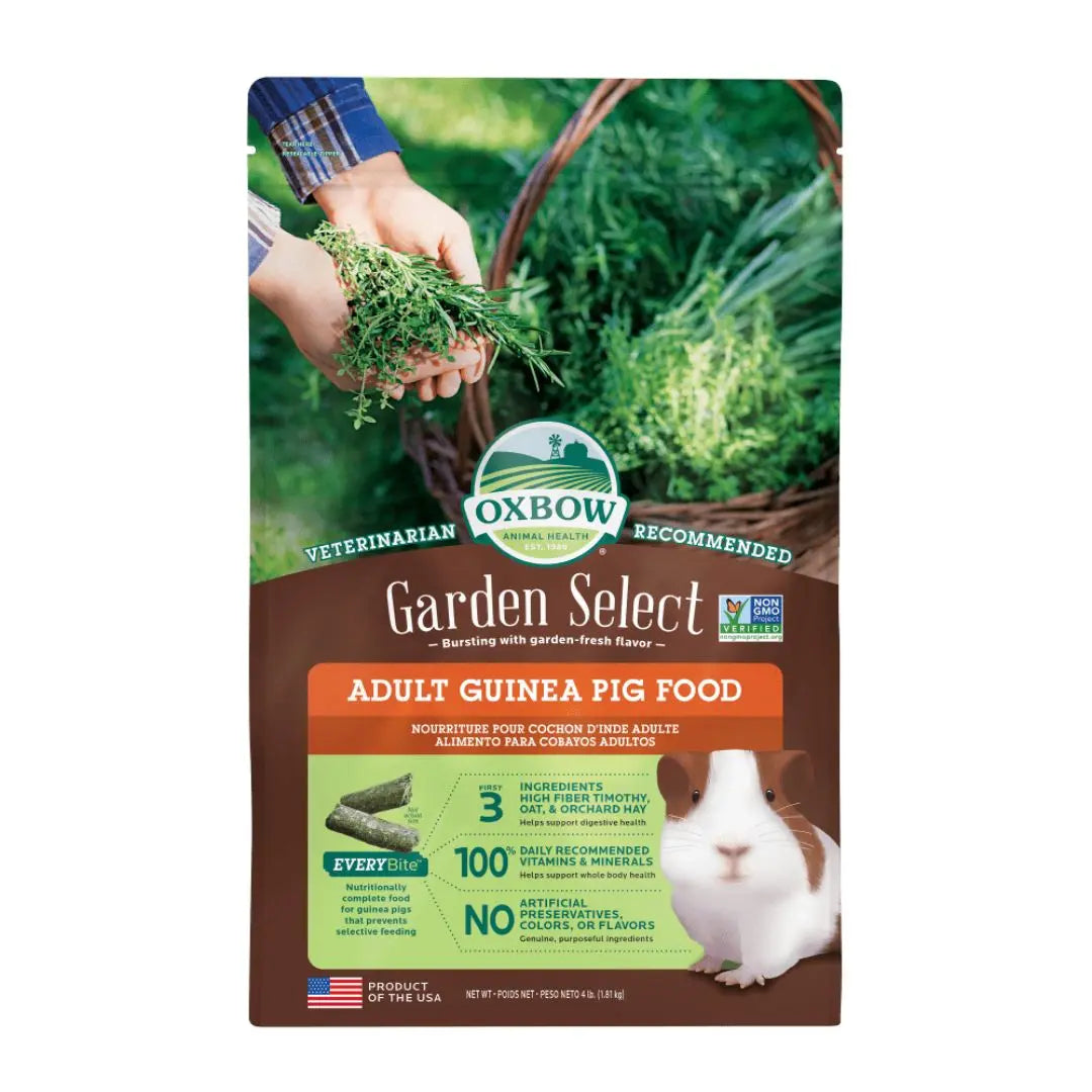 Oxbow Animal Health Garden Select Adult Guinea Pig Food 1ea/4 lb Oxbow