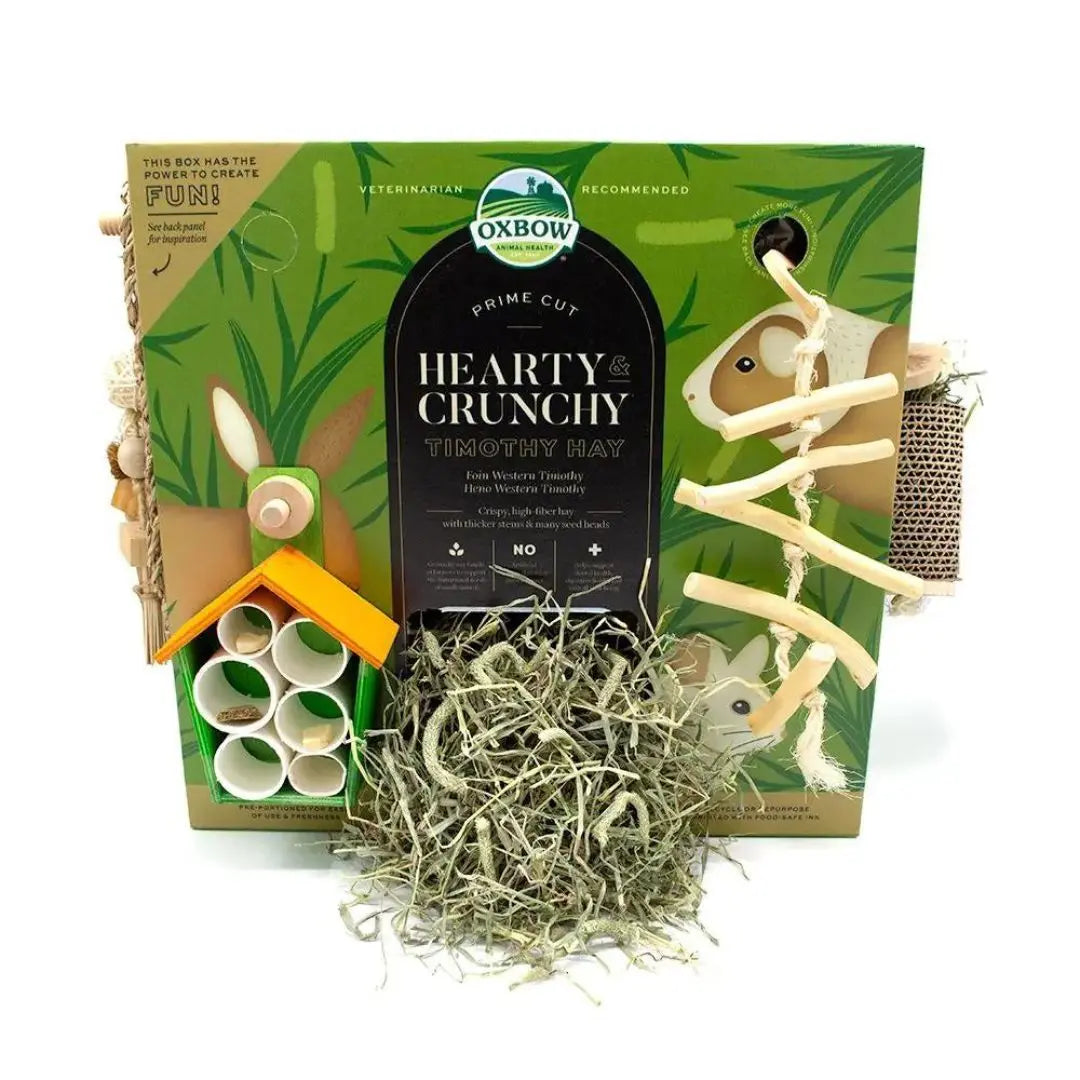 Oxbow Small Animal Prime Crunchy Timothy Hay 80oz. Oxbow