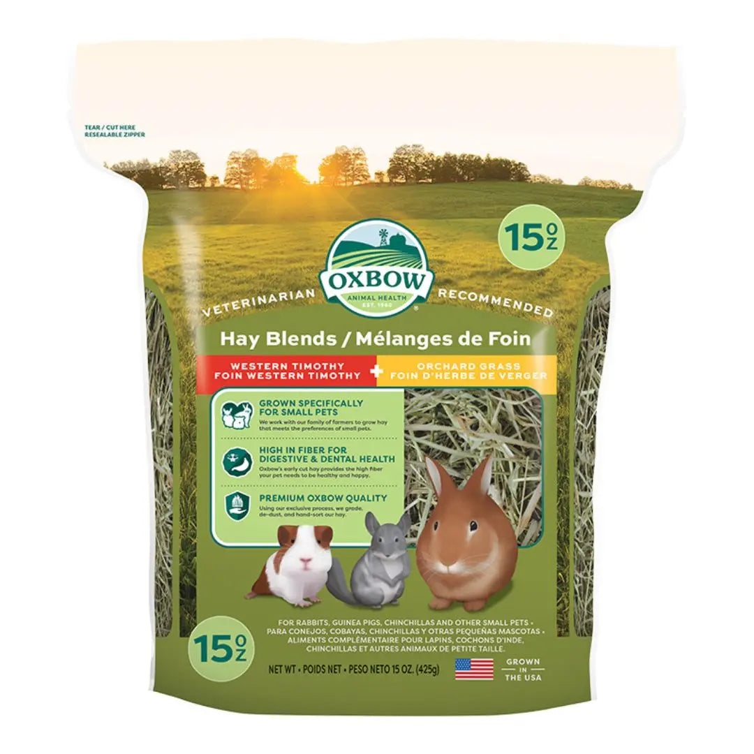 Oxbow Small Animal Blend Timothy & Orchard Hay 15oz. Oxbow