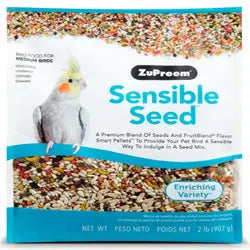 ZuPreem Sensible Seed Bird Food Medium Birds 1ea/2 lb Discontinued