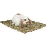 Marshall Pet Products Woven Grass Mat for Small Animals Yellow 1ea Marshall Pet Products