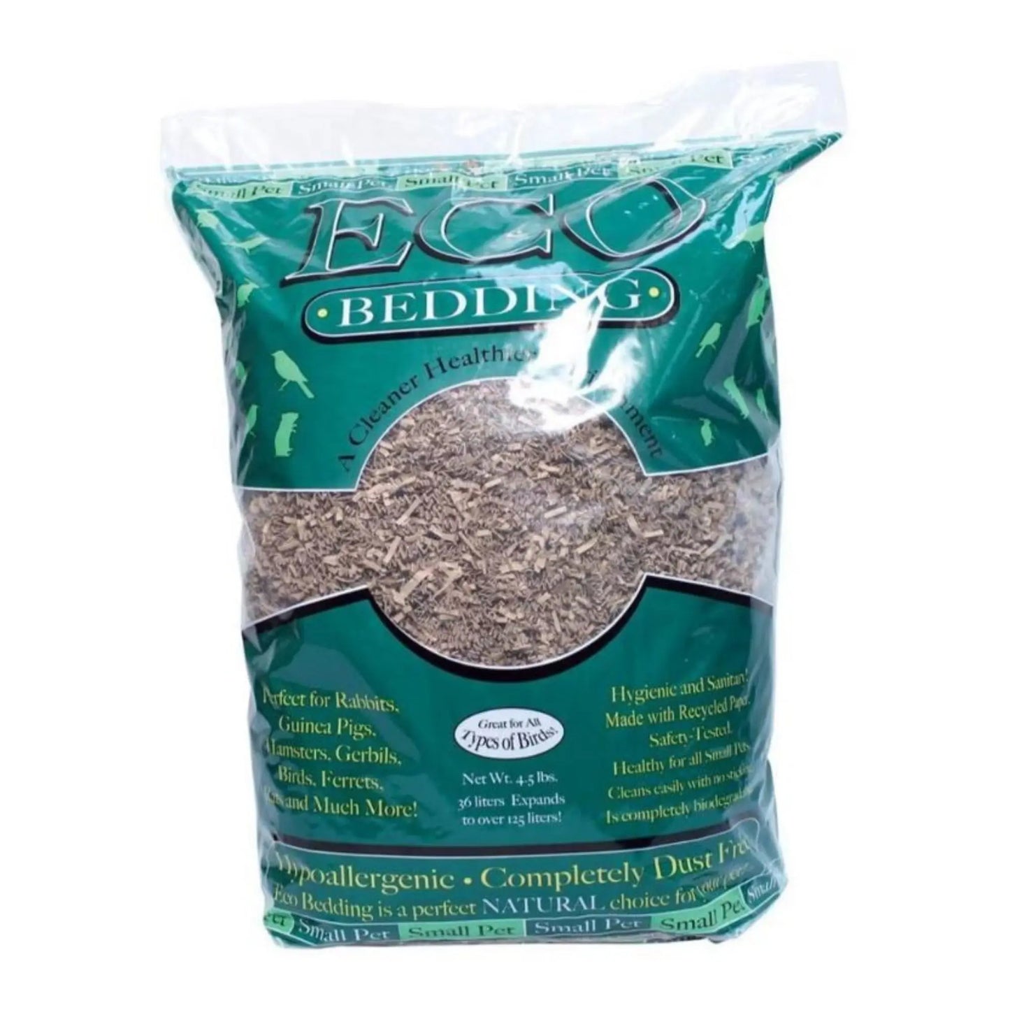 Eco Bedding For Small Pets Brown 4.5 Lb Eco Bedding