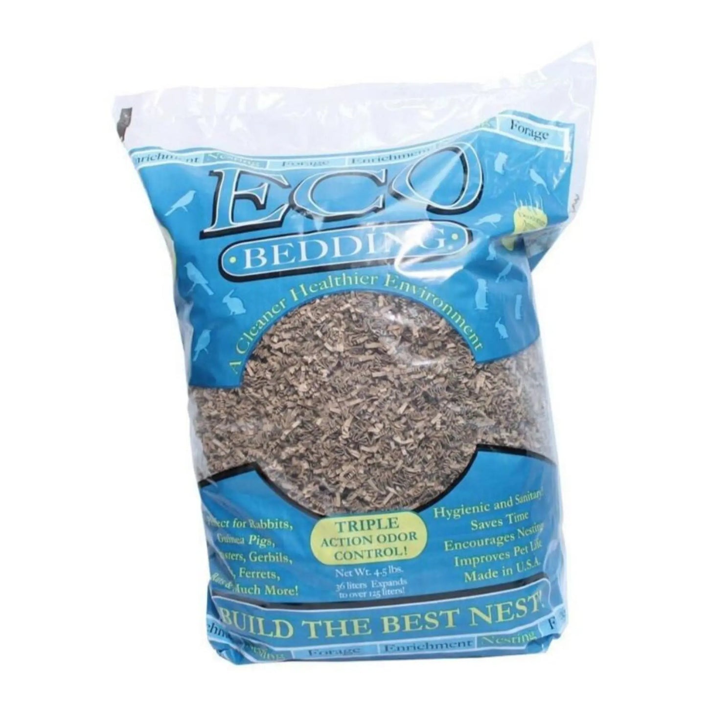 Eco Bedding with Odor Control Brown 4.5 Lb Eco Bedding