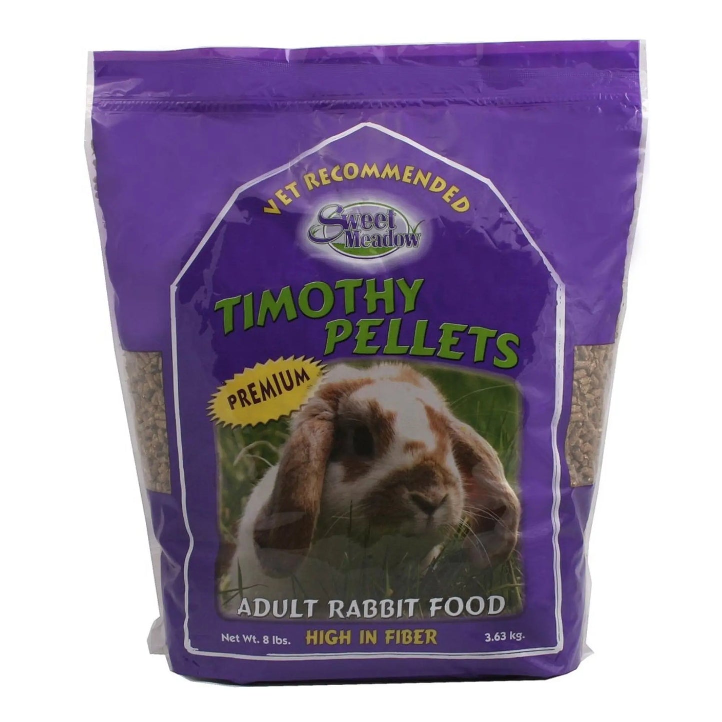 Sweet Meadow Farm All Timothy Rabbit Pellets Food 5ea/8 lb Sweet Meadow Farms