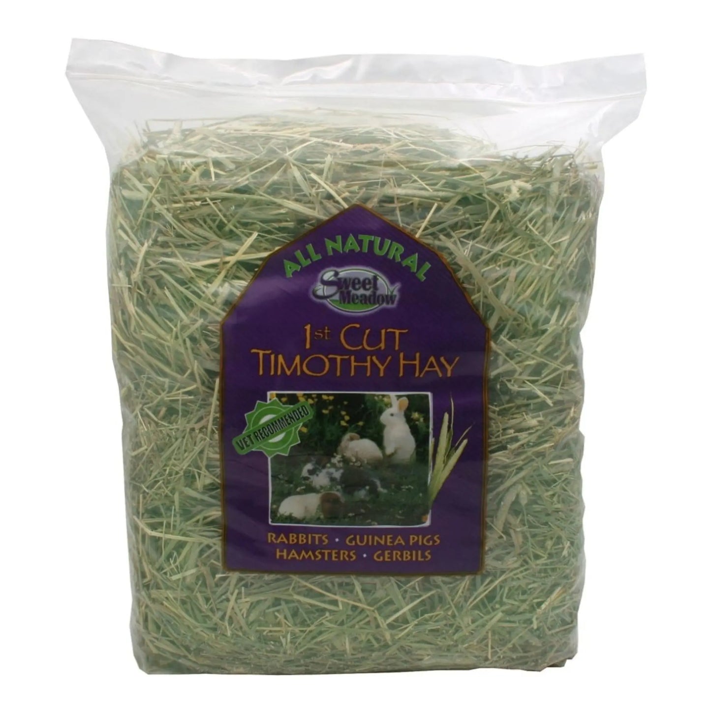 Sweet Meadow Farm 1st Cut Timothy Hay for Small Animals 1ea/40oz. Sweet Meadow Farms