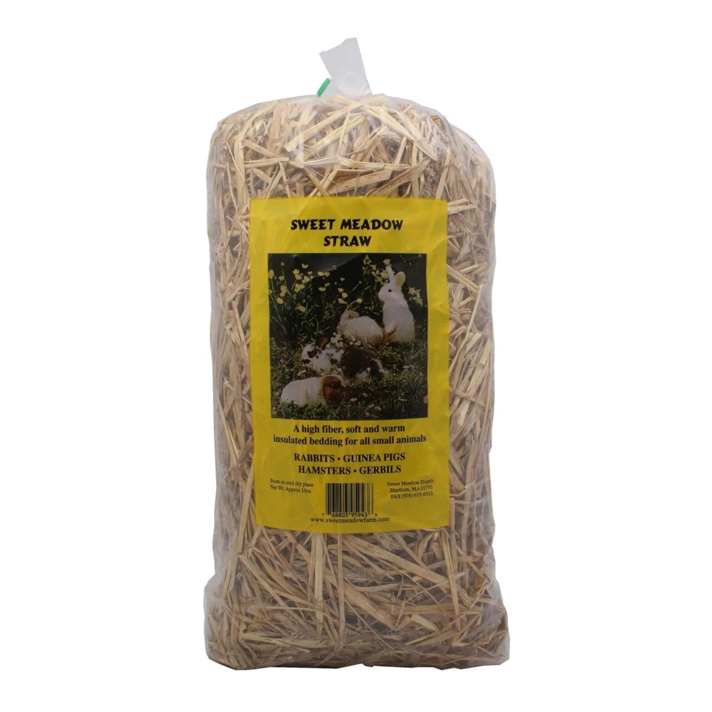 Sweet Meadow Farm Straw for Small Animals 1ea/15oz. Sweet Meadow Farms