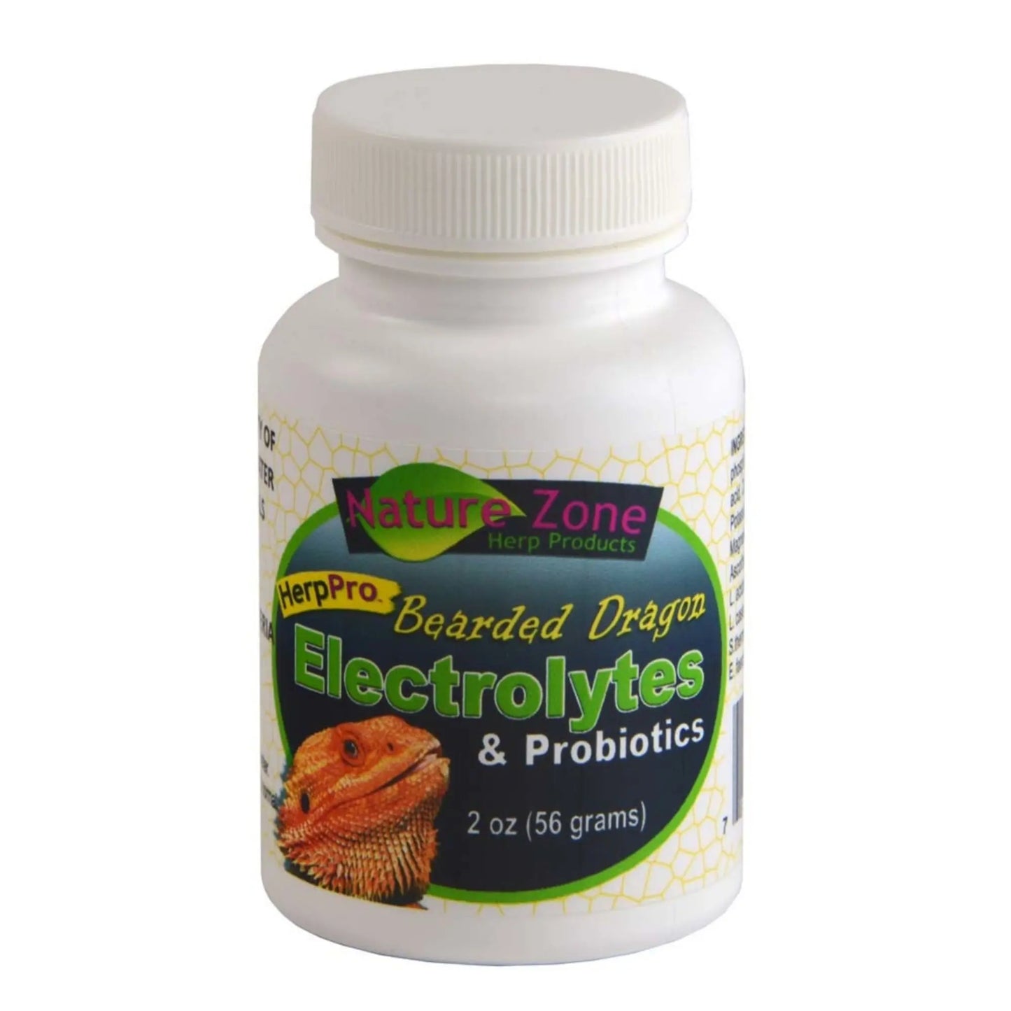 Nature Zone Bearded Dragon Electrolytes & Probiotics Supplement 1ea/2oz. Nature Zone