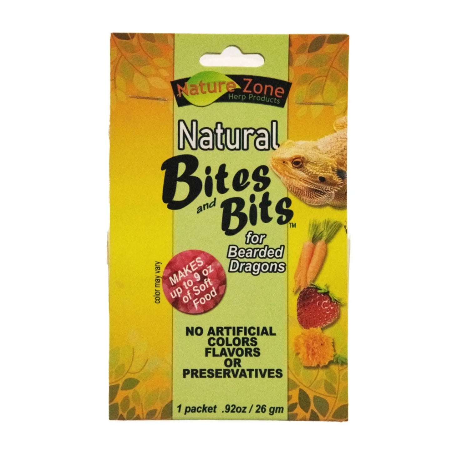 Nature Zone Natural Bites & Bits for Bearded Dragons 1ea/.92oz. Nature Zone