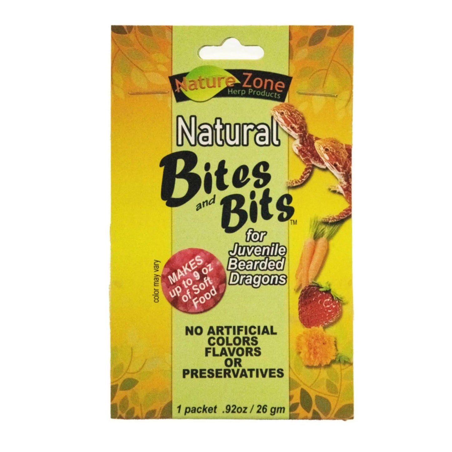 Nature Zone Natural Bites & Bits for Juvenile Bearded Dragons 1ea/.92oz. Nature Zone