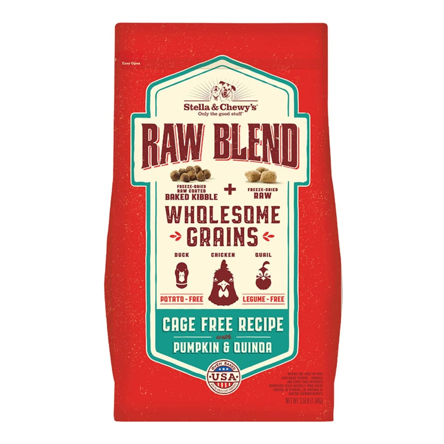 Stella & Chewy's Dog Raw Blend Wholesome Cage Free Chicken 3.5Lb Stella & Chewys