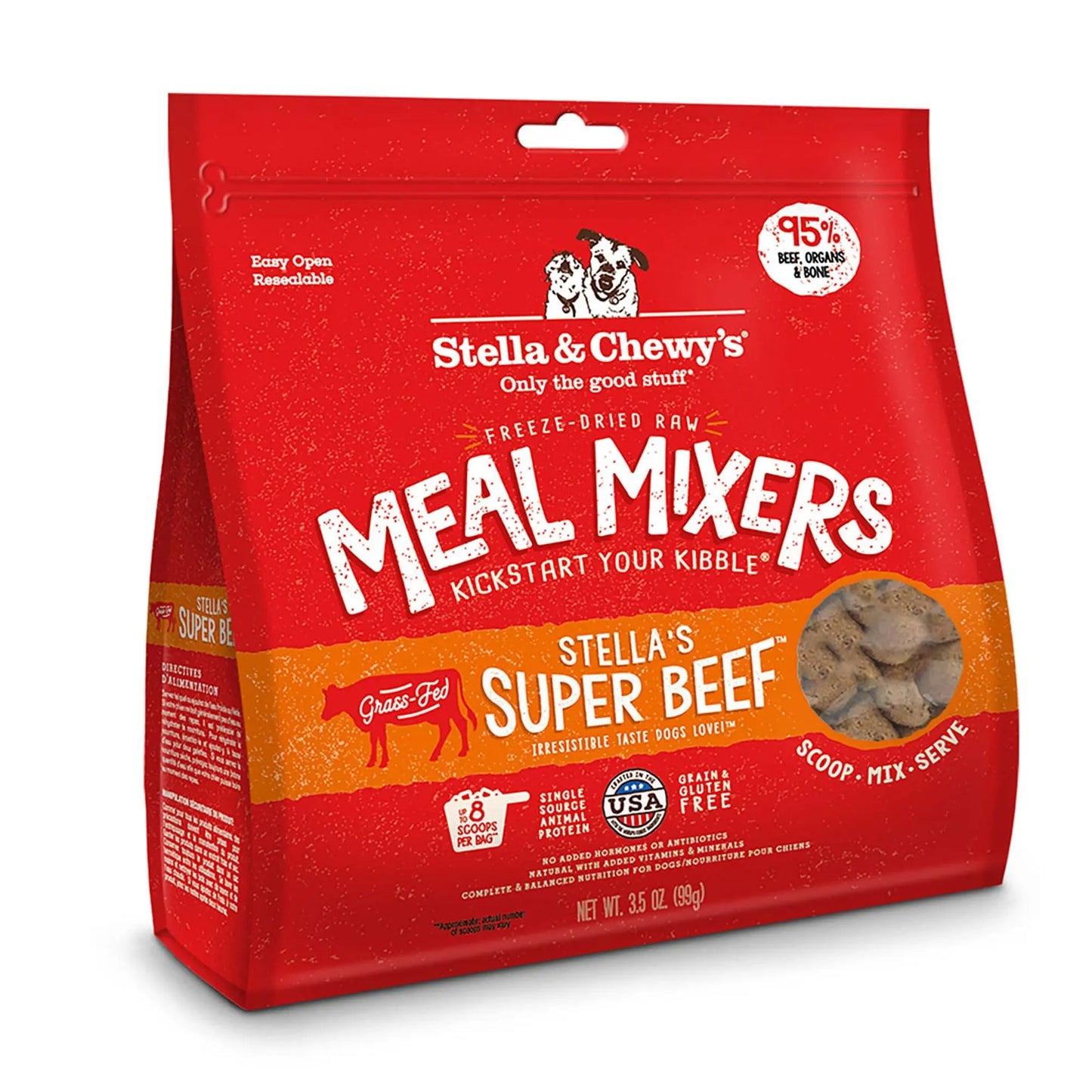 Stella and Chewys Beef Meal Mixers 35oz. Stella & Chewys